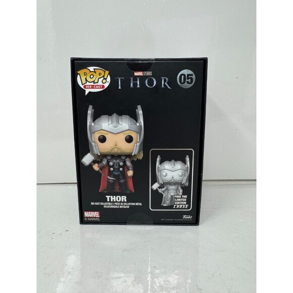 Funko Pop! Die-Cast Thor #05 Thor Funko Exclusive Die-Cast Collectible - Picture 4 of 7